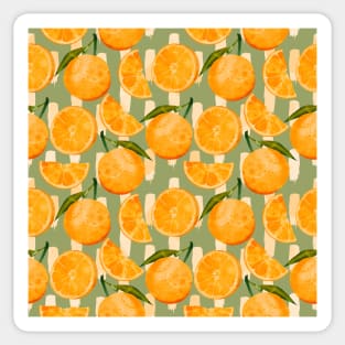 Orange pattern Sticker